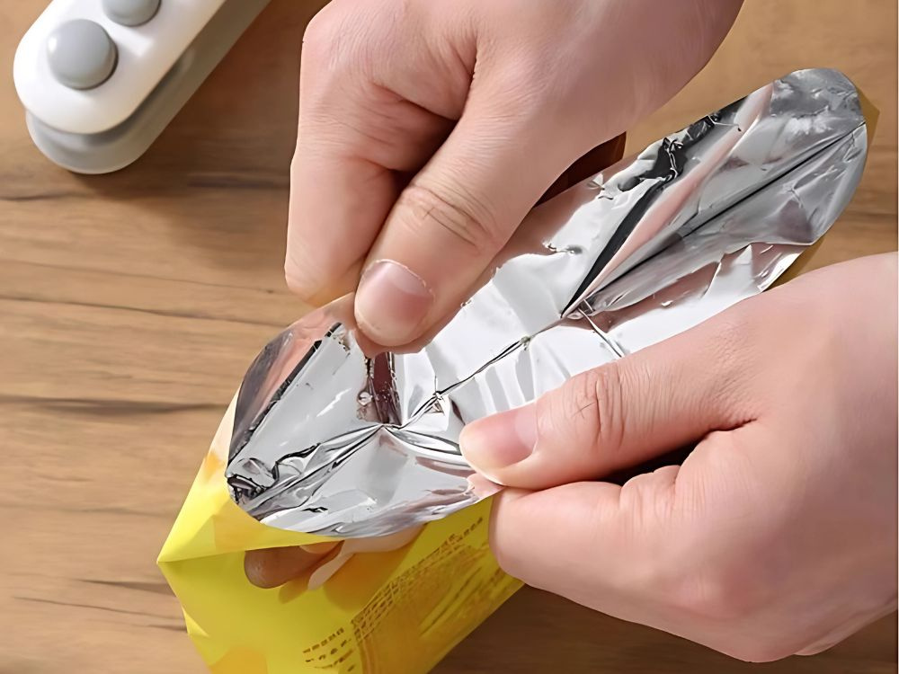 Ručná jedinečná bezdrôtová zváračka fólií s magnetom